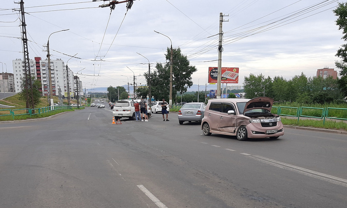 Женщина пострадала в ДТП в Центральном районе Братска