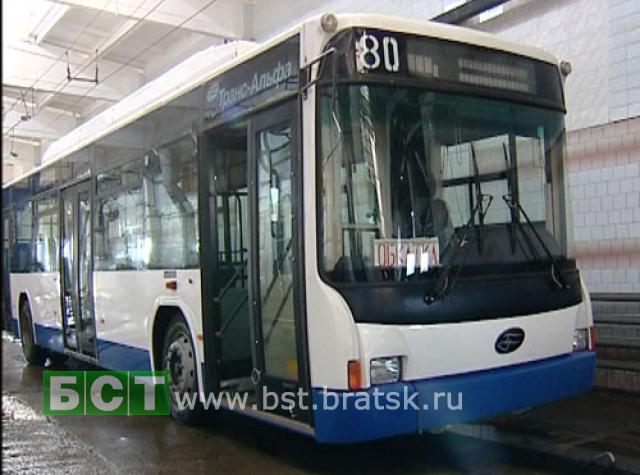 В Братске появился новый троллейбус