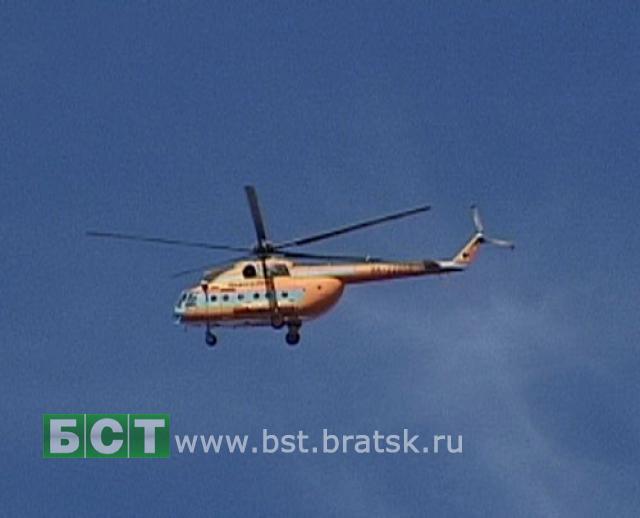 Аварийную посадку совершил вертолет МИ-8 в Братском аэропорту