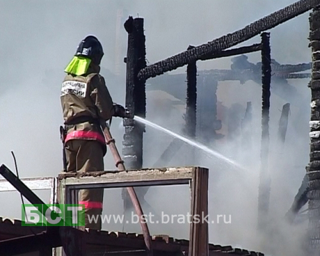 Пожар на Курчатовских коттеджах