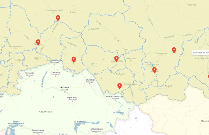 Свалки Иркутской области попали на интерактивную карту