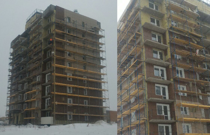 Рабочий, сорвавшийся с высоты на строительной площадке в Братске, пошёл на поправку