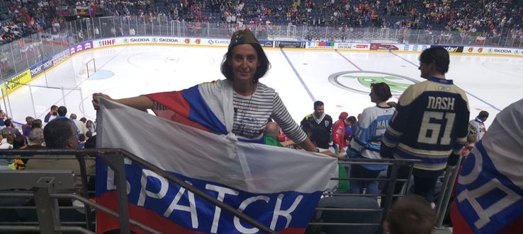 Братчанка побывала на Чемпионате мира по хоккею