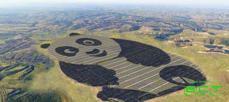 Солнечная панда появилась в Китае