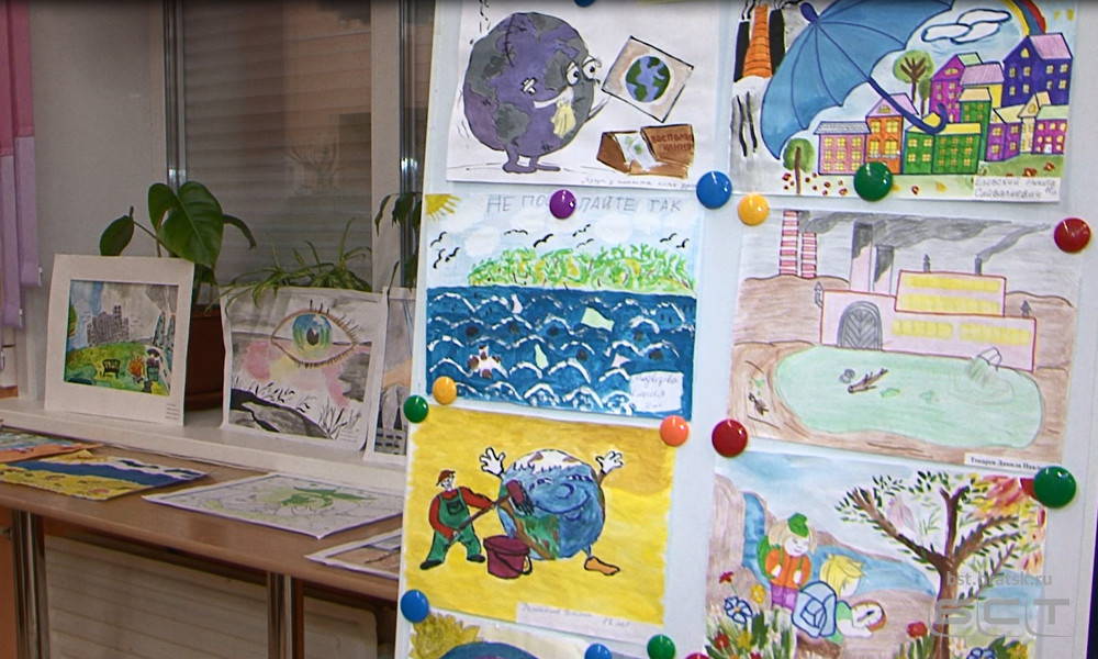 Дети с особенностями здоровья приняли участие в конкурсе рисунков на экологическую тему