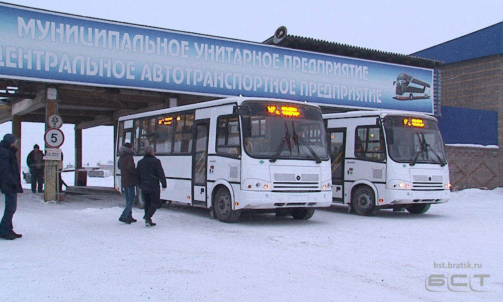 Три новых муниципальных автобуса будут курсировать из Братска в Гидростроитель