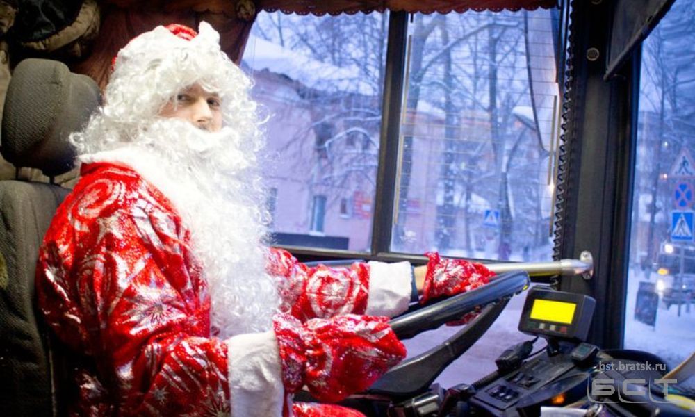 В новогодние праздники в Братске изменится график работы транспорта и больниц