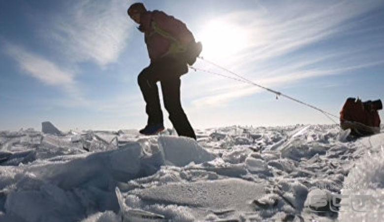 Экстремалка из Швеции в одиночку прошла по льду Байкала 700 км