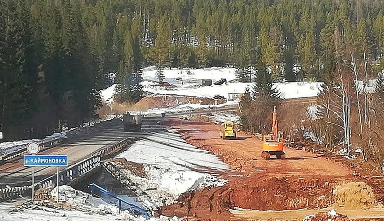 В Иркутской области начат капитальный ремонт моста через р. Каймоновка